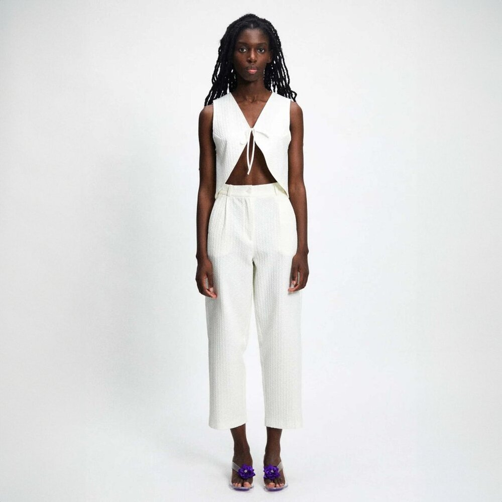 🆕 Rita‎ Row Chaco Pants in white • size 36 • NWOT